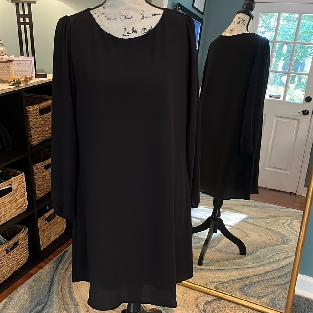 Love Kuza The perfect Long sleeve black dress. Size large L